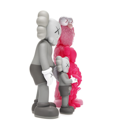KAWS Family Vinyl Figures Grey/Pink