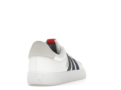 adidas Vl Court 3.0 Cloud White Dark Blue Better Scarlet