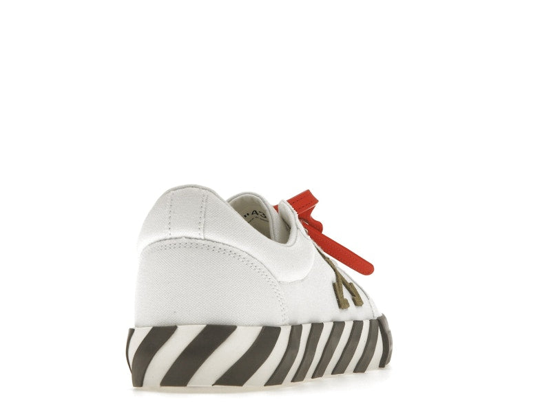 OFF-WHITE Vulcanized Low White Khaki Canvas