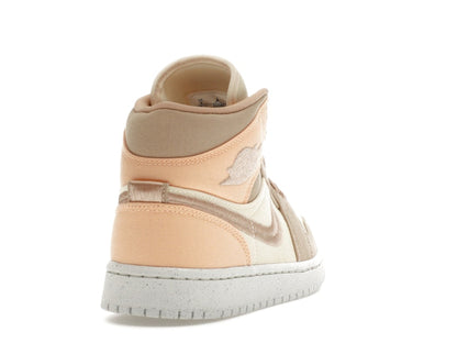 Jordan 1 Mid SE Canvas Khaki (Women's)