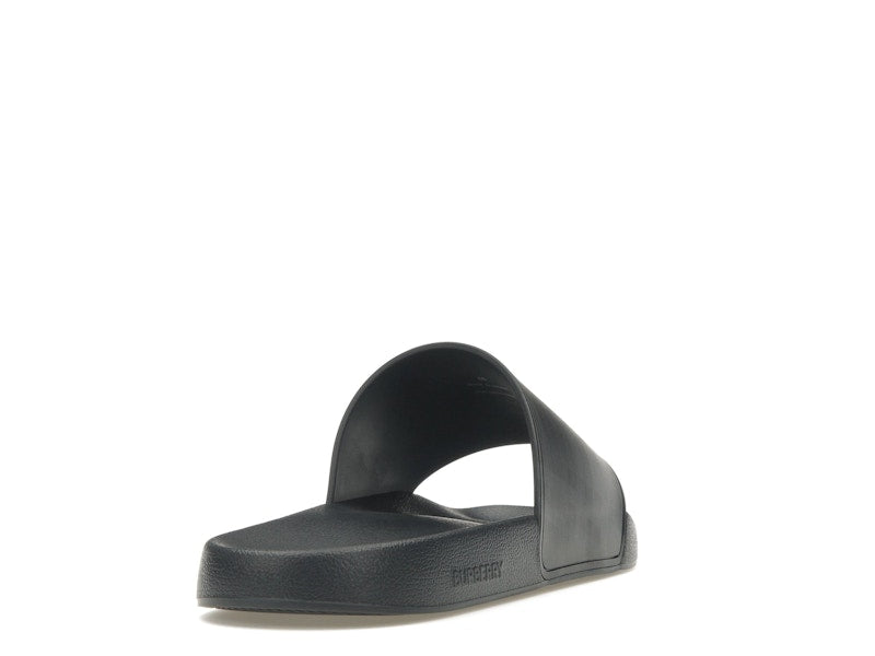 Burberry Embossed Logo Slides Dark Blue