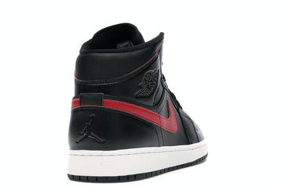 Jordan 1 Retro Mid Black Team Red