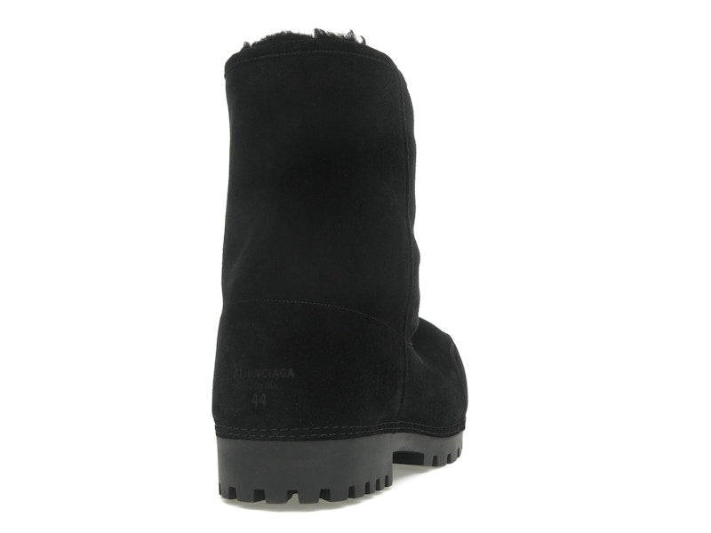 Balenciaga Alaska Low Boot Black Suede