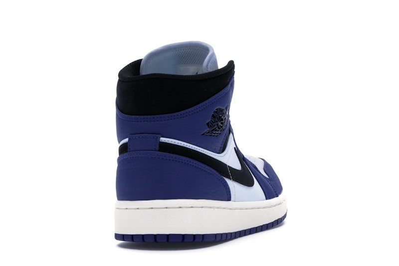Jordan 1 Mid Deep Royal Blue Black