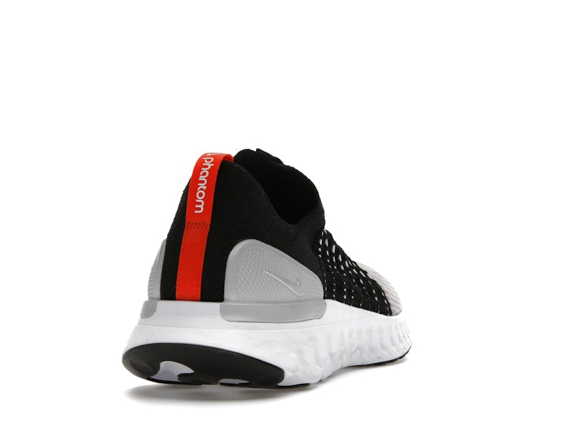 Nike React Phantom Run Flyknit 2 Black Team Orange