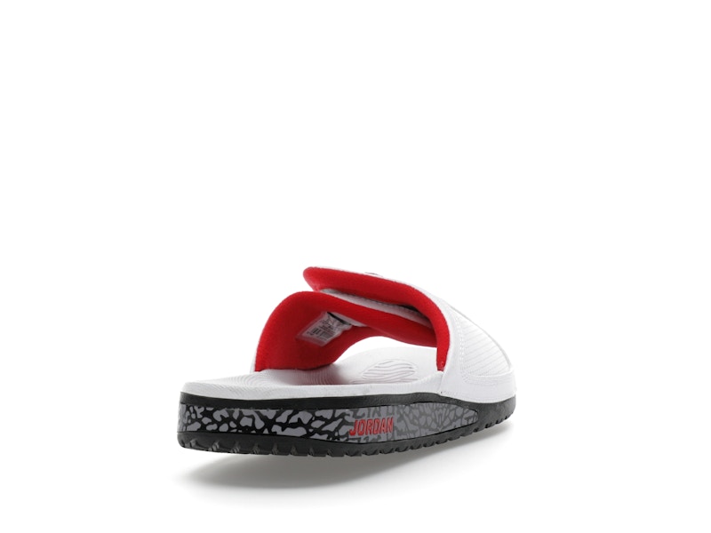 Jordan Hydro III Retro White University Red Cement