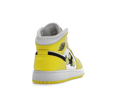 Jordan 1 Mid Dynamic Yellow Floral (GS)