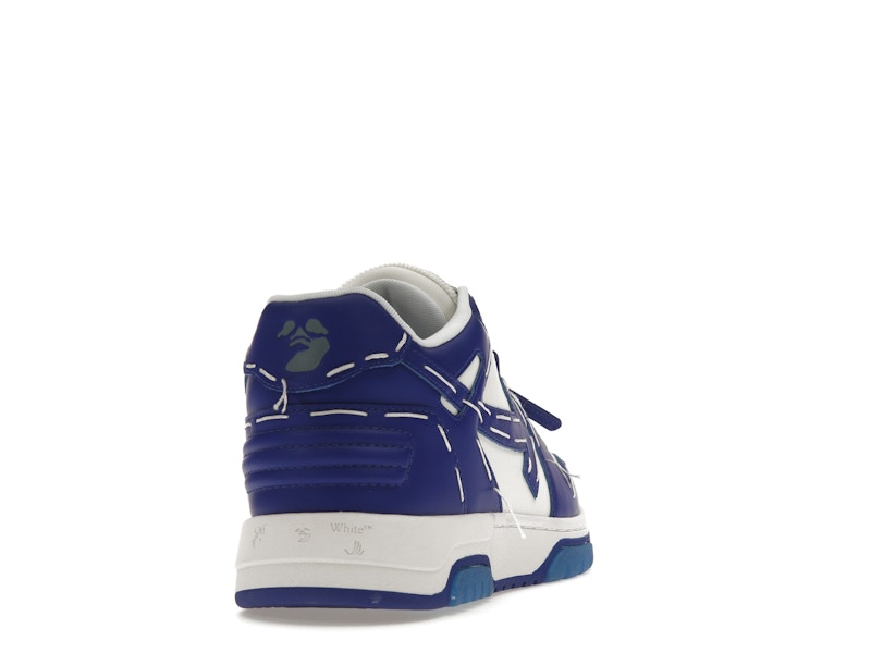OFF-WHITE Out Of Office Sartorial Stitching White Dark Blue