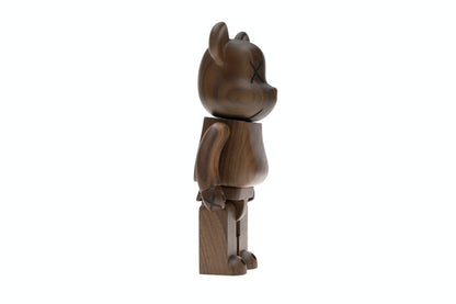 Bearbrick WORLD WIDE TOUR KAWS (Karimoku Wood) 400% Wood