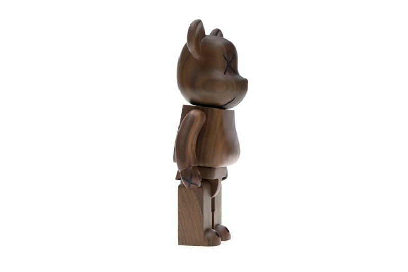 Bearbrick WORLD WIDE TOUR KAWS (Karimoku Wood) 400% Wood