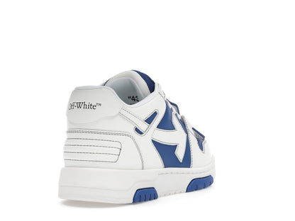 OFF-WHITE Out Of Office OOO Low Tops White Dark Blue