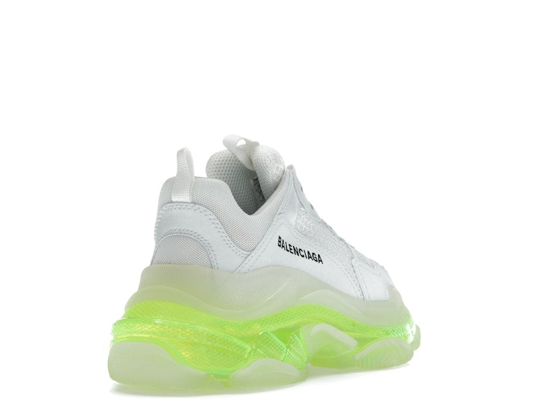 Balenciaga Triple S Clear Sole White Fluo Yellow (Women's)
