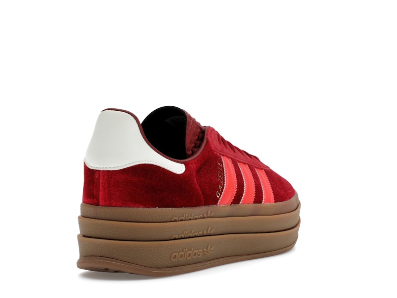 adidas Gazelle Bold Bright Red Velvet (Women's)
