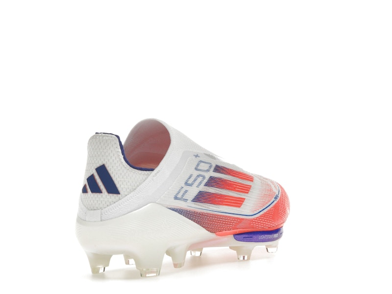 adidas F50+ Elite Laceless FG Cloud White Solar Red