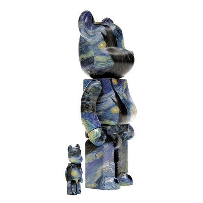 Bearbrick Vincent van Gogh The Starry Night 100% & 400% Set