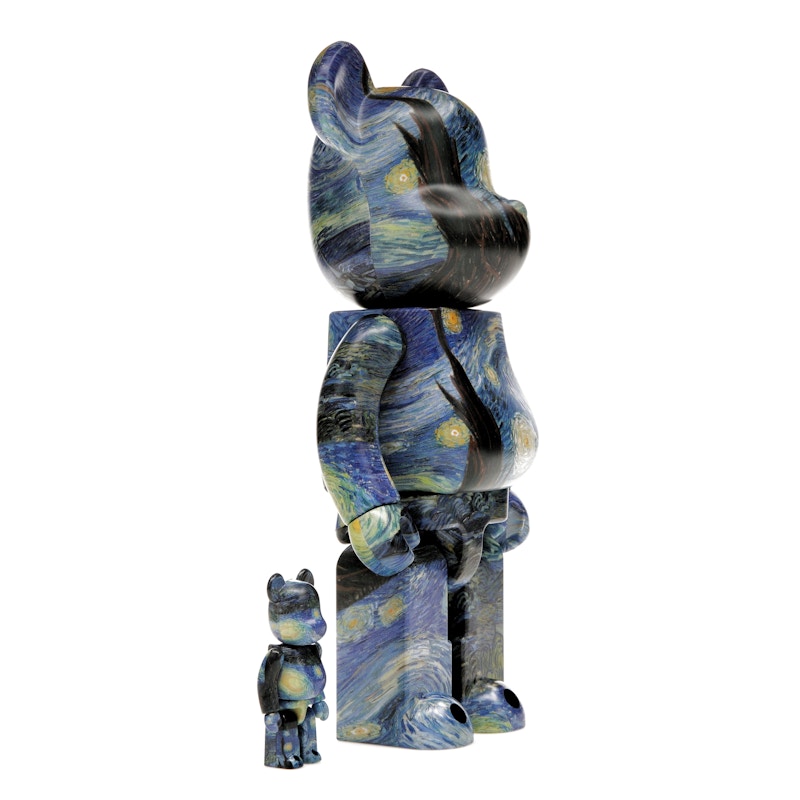 Bearbrick Vincent van Gogh The Starry Night 100% & 400% Set