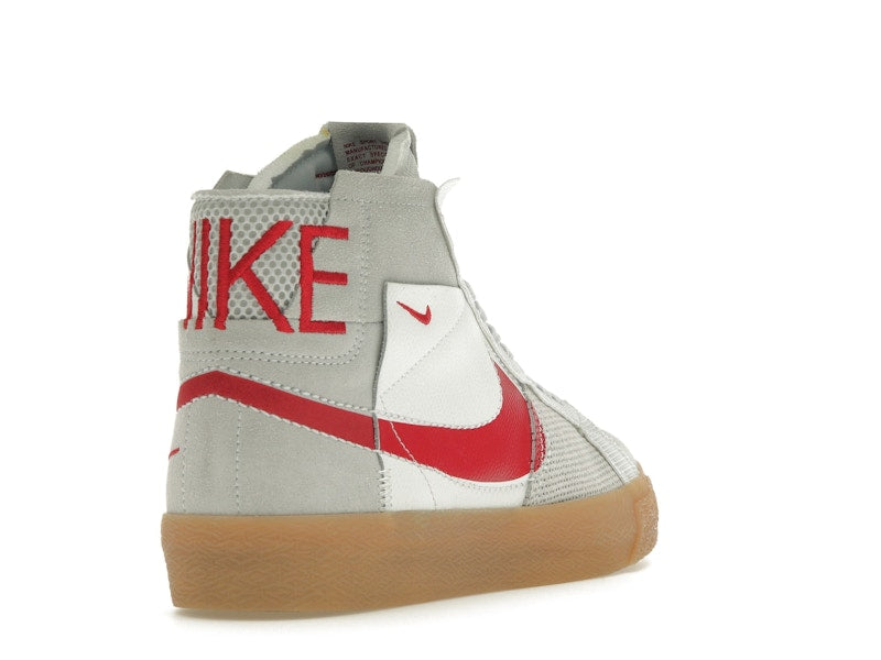 Nike SB Zoom Blazer Mid Premium Deconstructed White University Red Gum