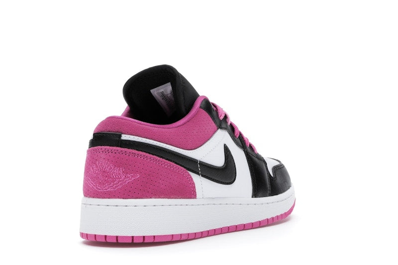 Jordan 1 Low Black Active Fuchsia (GS)