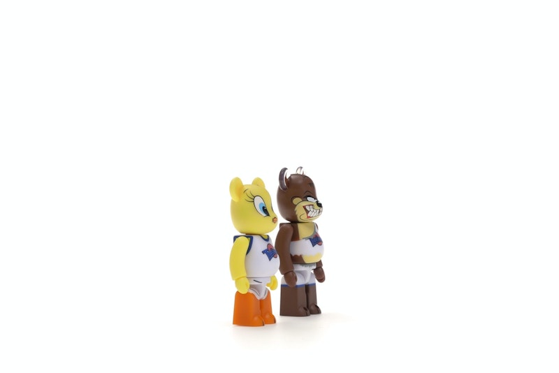 Bearbrick Space Jam Tweety & Tasmanian Devil 2 Pack 100% Multi