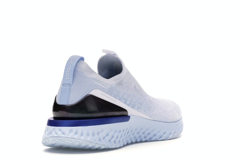Nike Epic React Moc Flyknit White Hydrogen Blue
