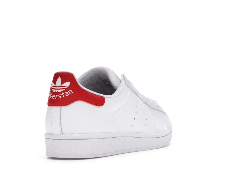 adidas Superstan White Scarlet