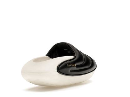 Balmain B-IT Mules Black White
