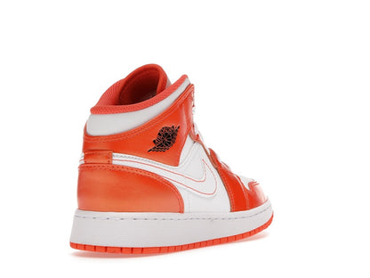 Jordan 1 Mid Metallic Orange (GS)