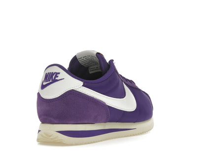 Nike Cortez Textile Field Purple Alabaster Safety Orange Summit White (Women's)