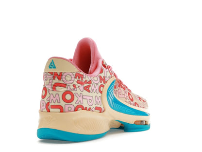 Nike Zoom Freak 4 Letter Bros Vanilla Lightning