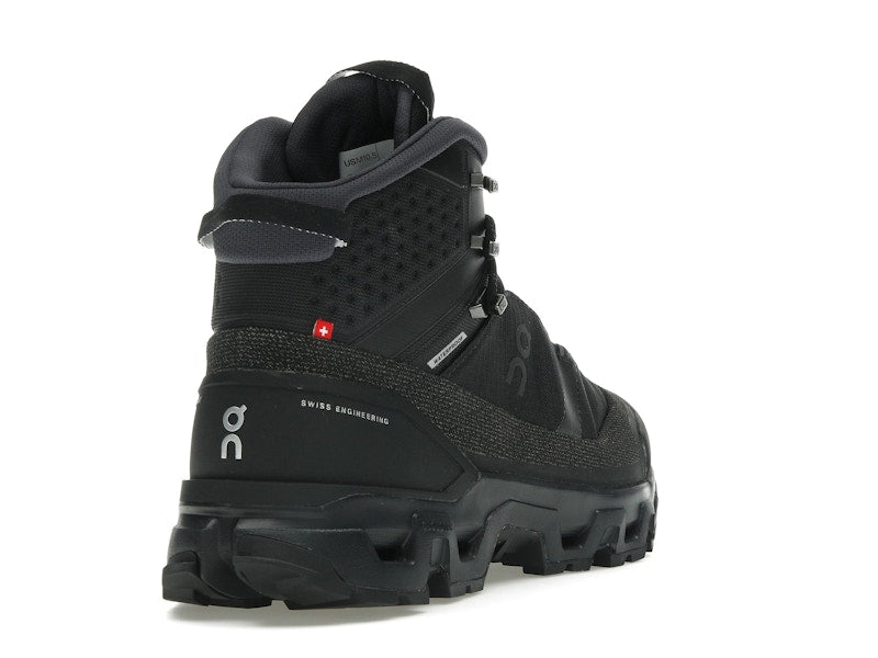 On Running Cloudrock Trek Waterproof Black