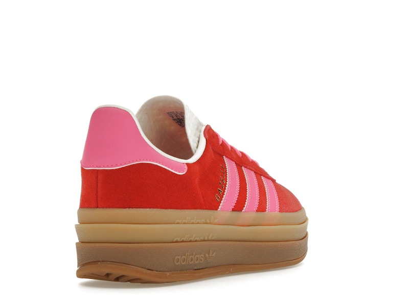 adidas Gazelle Bold Collegiate Red Lucid Pink (Women's)