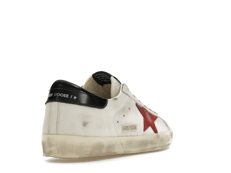 Golden Goose Super-Star White Red Black