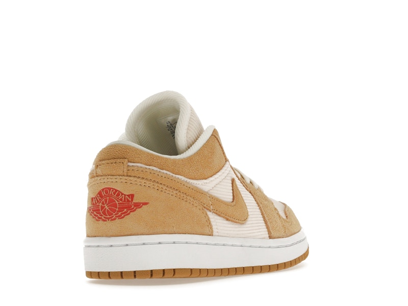 Jordan 1 Low SE Twine Orange Quartz Corduroy (Women's)