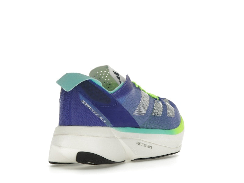 adidas Adizero Adios Pro 3 Cobalt Blue Zero Metalic Lucid Lemon