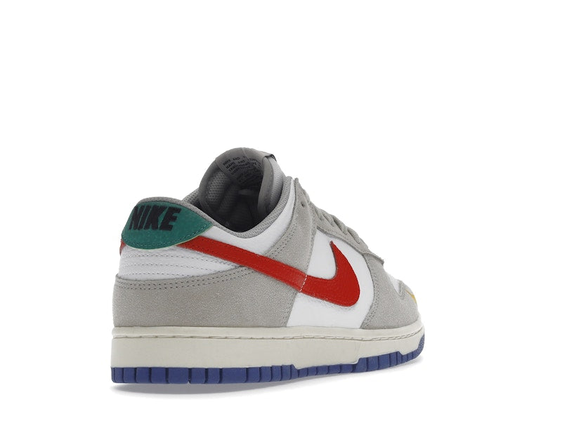Nike Dunk Low Light Iron Ore Red Blue