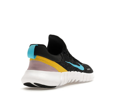 Nike Free Run 5.0 Dark Smoke Grey Vivid Sulfur Chlorine Blue