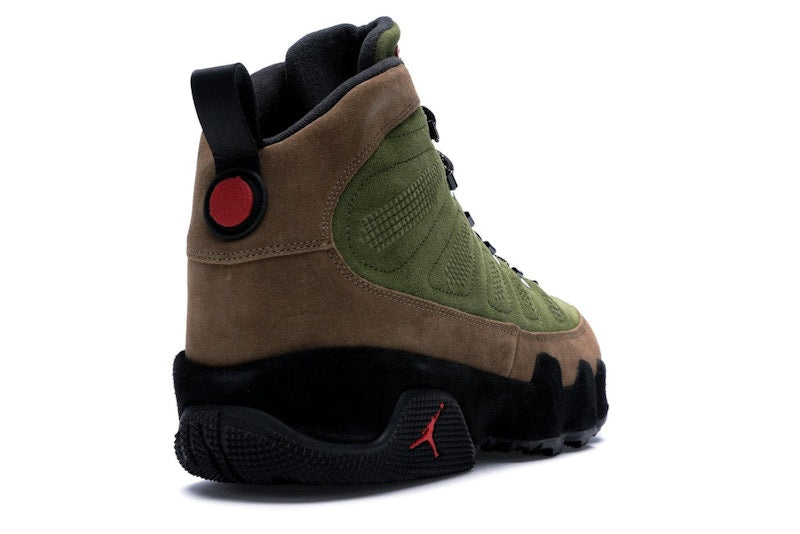 Jordan 9 Retro Boot NRG Military Brown Legion Green