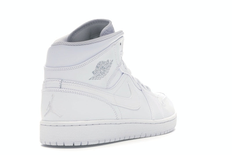 Jordan 1 Mid White/Pure Platinum