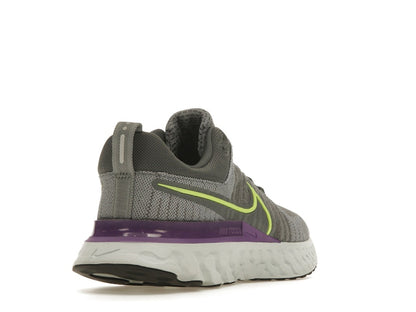 Nike React Infinity Run Flyknit 2 Grey Volt Wild Berry