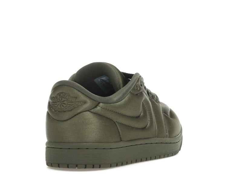 Jordan 1 Low Method of Make Satin Medium Olive (Women's)