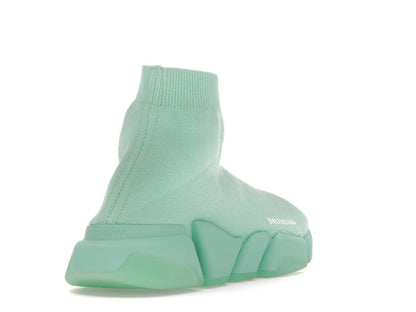 Balenciaga Speed 2.0 Recycled Transparent Sole Green