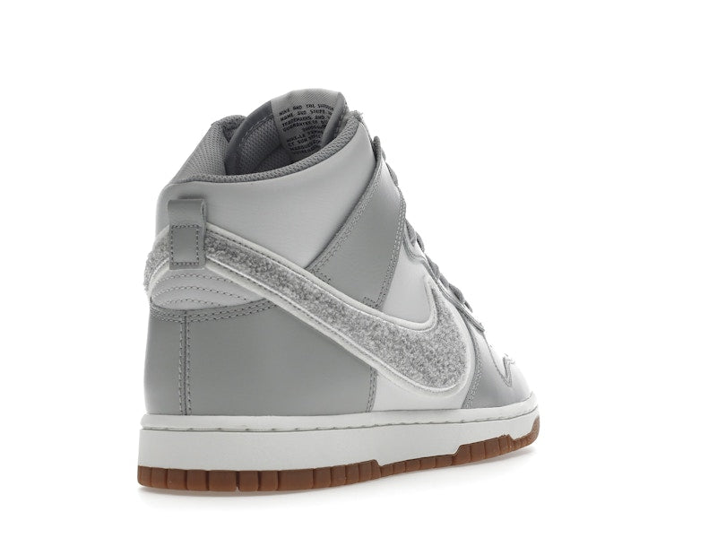 Nike Dunk High University Chenille Swoosh Light Smoke Grey