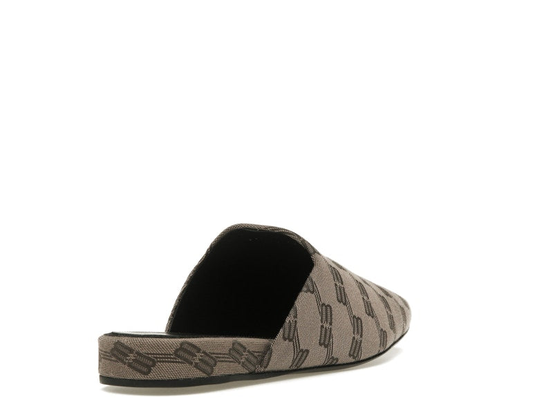 Balenciaga Cozy Jacquard Mules Brown