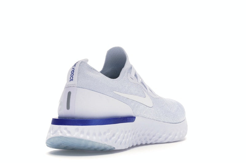 Nike Epic React Flyknit White Racer Blue (Women's)