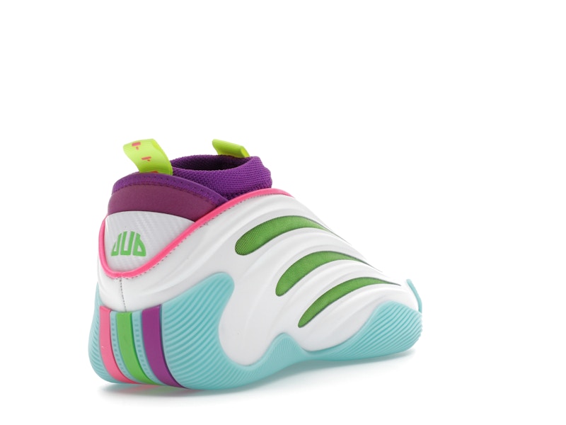 adidas Harden Vol. 9 Jalen Williams White Lucid Lime Pink