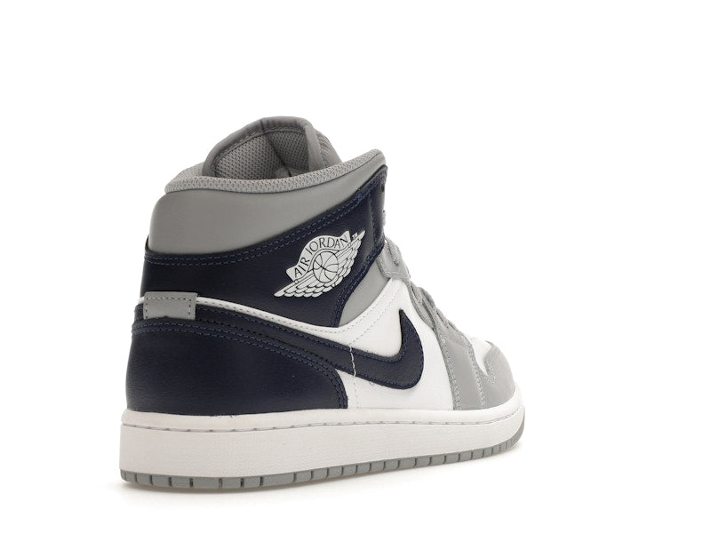 Jordan 1 Mid Wolf Grey Midnight Navy