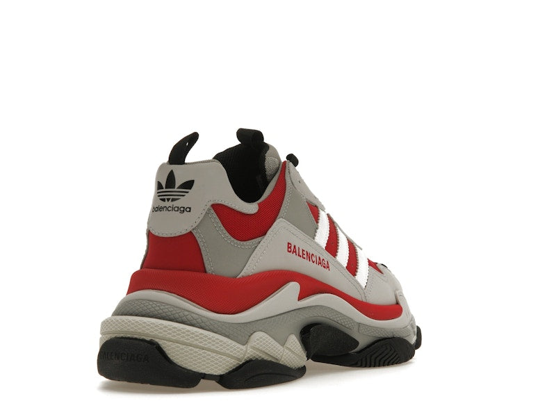 Balenciaga x adidas Triple S Red Grey Black
