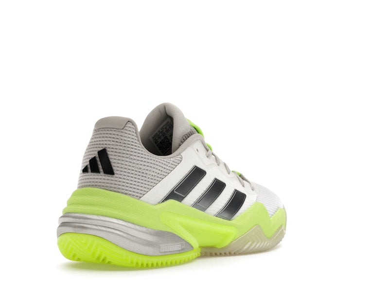 adidas Barricade 13 Clay Cloud White Iron Metallic Lucid Lemon (Women's)