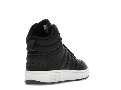 adidas Hoops 3.0 Mid Classic Fur Lining Winterized Core Black Cloud White