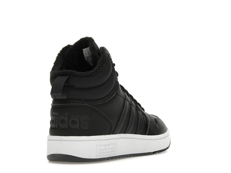 adidas Hoops 3.0 Mid Classic Fur Lining Winterized Core Black Cloud White